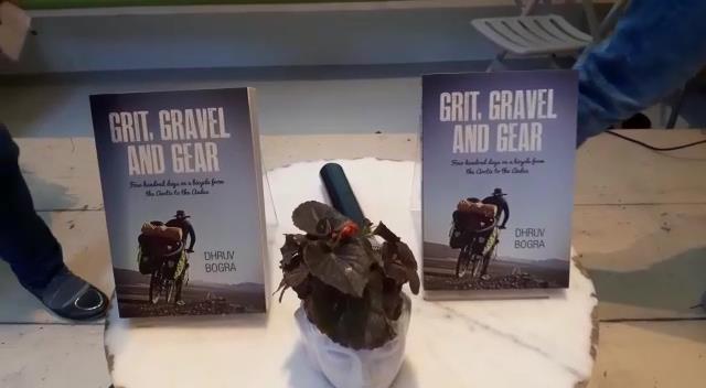 Dhruv Bogra's book Grit Gravel and Gear, 400-day cycle journey launched in Oxford