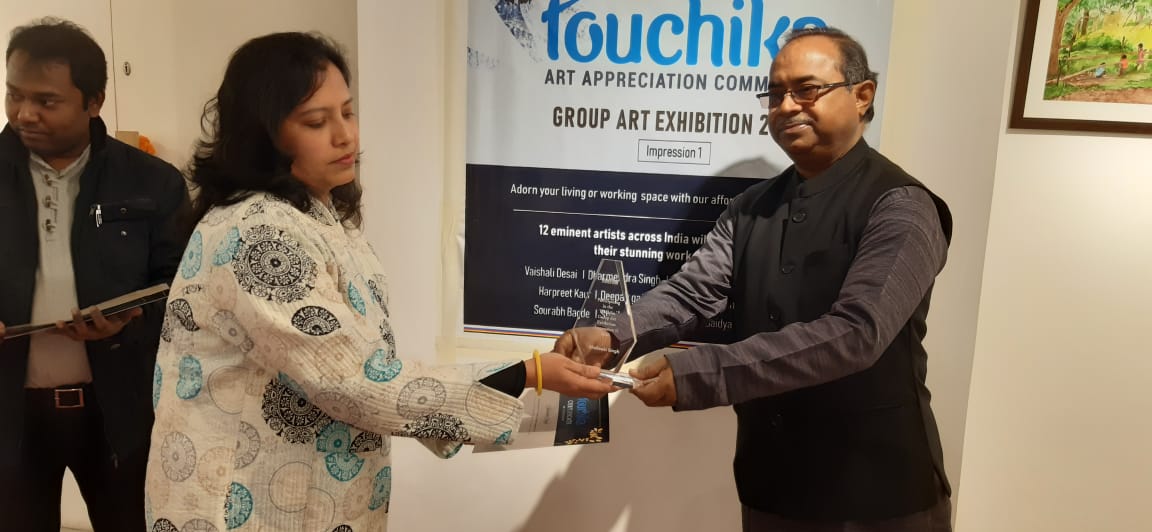 ouchika organized first group exhibition 2020 Impression 1 for differently-abled children